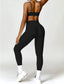 The model wearing Bahamas 2pcs Set: Sports Bra & Leggings slimming shaper tight lifting jumpsuit romper leggings bodysuit yoga outfit set