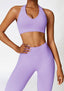 The model wearing Alanya 2pcs Set: High Waist Leggings & Sports Bra slimming shaper tight lifting jumpsuit romper leggings bodysuit yoga outfit set