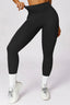 The model wearing Jamaica 2pcs Set: Hoodie & Leggings slimming shaper tight lifting jumpsuit romper leggings bodysuit yoga outfit set