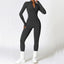 The model wearing SoHo Jumpsuit - NUFIT STORE slimming shaper tight lifting jumpsuit romper leggings bodysuit yoga outfit set