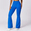 The model wearing Klein Blue Havana Pants Sport High Waist - NUFIT STORE slimming shaper tight lifting jumpsuit romper leggings bodysuit yoga outfit set