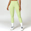 The model wearing Light yellow green Miami Leggings Sport High Waist - NUFIT STORE slimming shaper tight lifting jumpsuit romper leggings bodysuit yoga outfit set