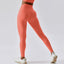 The model wearing Wynwood Seamless Yoga High Waist Leggings - NUFIT STORE slimming shaper tight lifting jumpsuit romper leggings bodysuit yoga outfit set