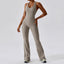 The model wearing Mojave Jumpsuits Bodysuit Sportswear - NUFIT STORE slimming shaper tight lifting jumpsuit romper leggings bodysuit yoga outfit set