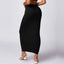 The model wearing Lounge PoshFlex Mid length Skirt