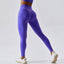 The model wearing Wynwood Seamless Yoga High Waist Leggings - NUFIT STORE slimming shaper tight lifting jumpsuit romper leggings bodysuit yoga outfit set