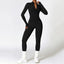 The model wearing SoHo Jumpsuit - NUFIT STORE slimming shaper tight lifting jumpsuit romper leggings bodysuit yoga outfit set