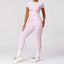 Space Workout Sets Sportswear High Waist Leggings & T-shirt Fitness Athletic Wear - NUFIT STORE